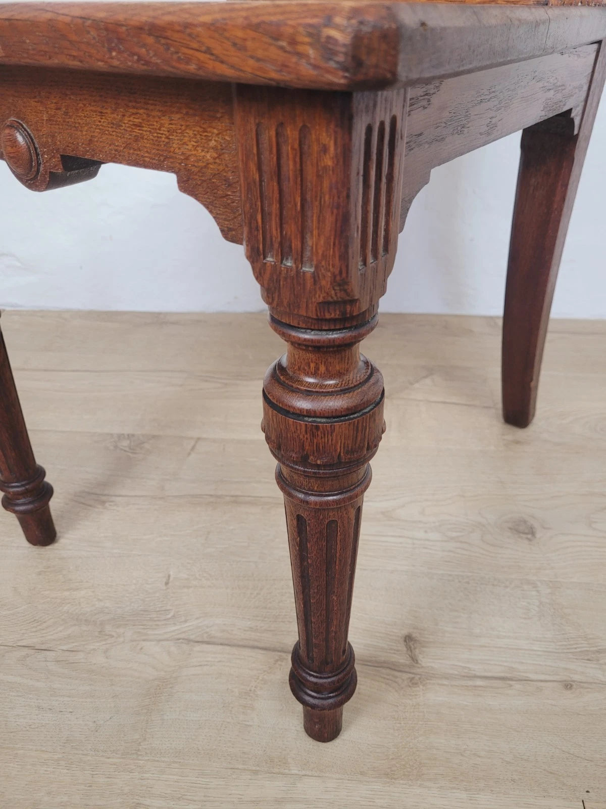 Victorian Hall Chair Oak Carved 19thC Antique English Postage Available