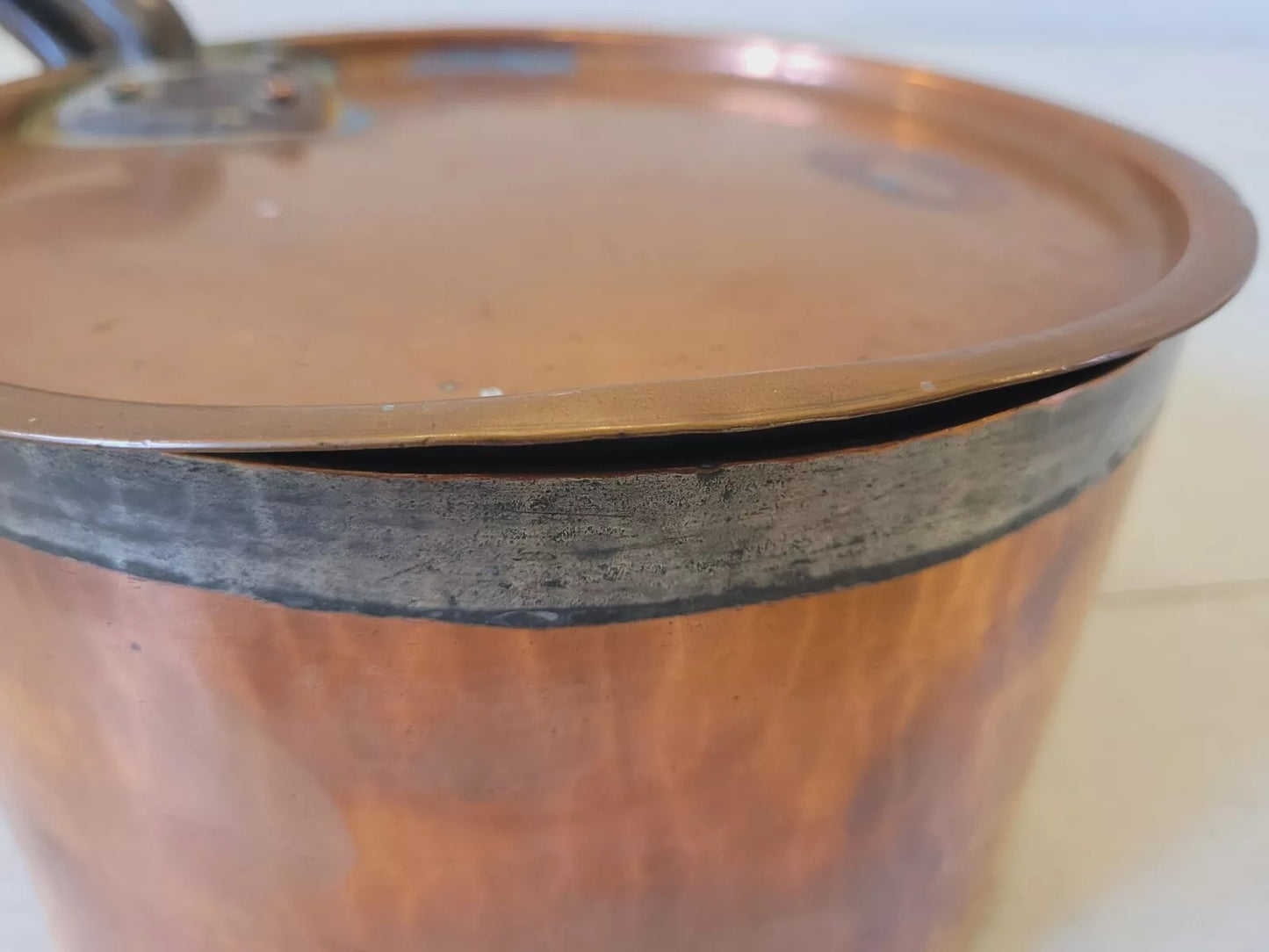 Copper Saucepan Benham & Sons Country Kitchenware Antique Postage Available