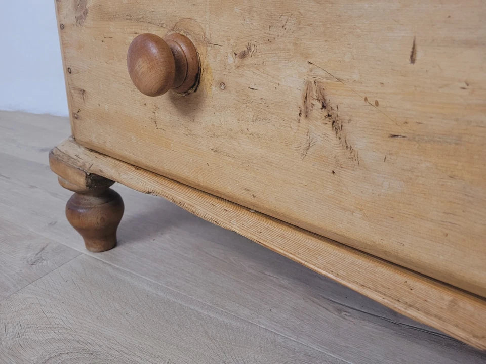 Victorian Chest of Drawers Farmhouse Pine 3 Drawer 19thC Delivery Available
