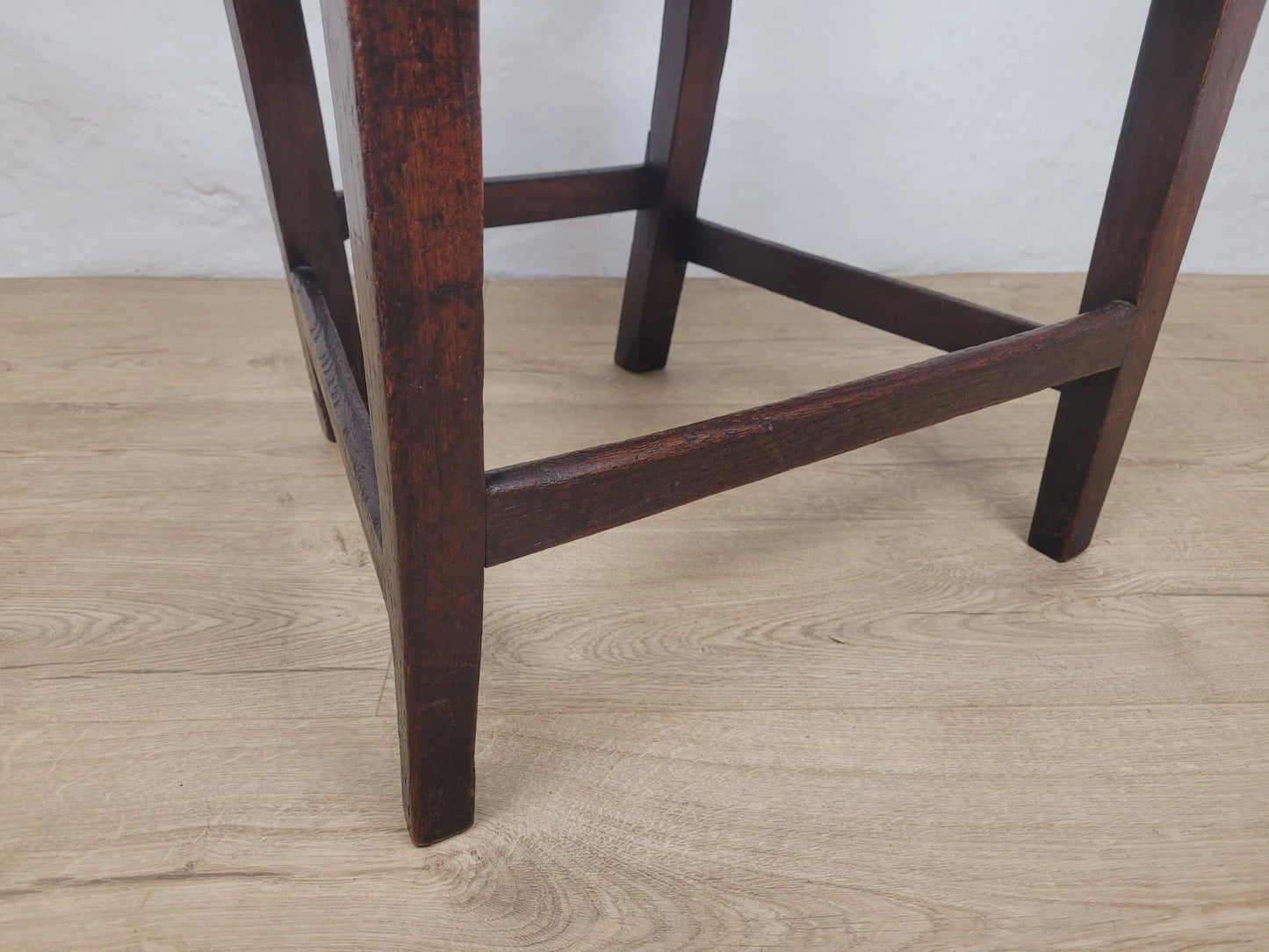 Victorian Kitchen Chair Oak Rail Back 19th Century Antique Postage Available