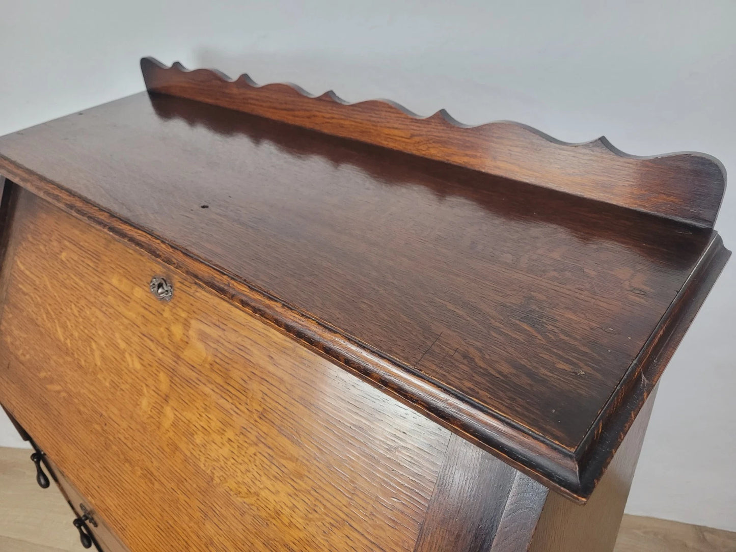 Writing Bureau Desk Vintage 1930s Storage Country Rustic Delivery Available