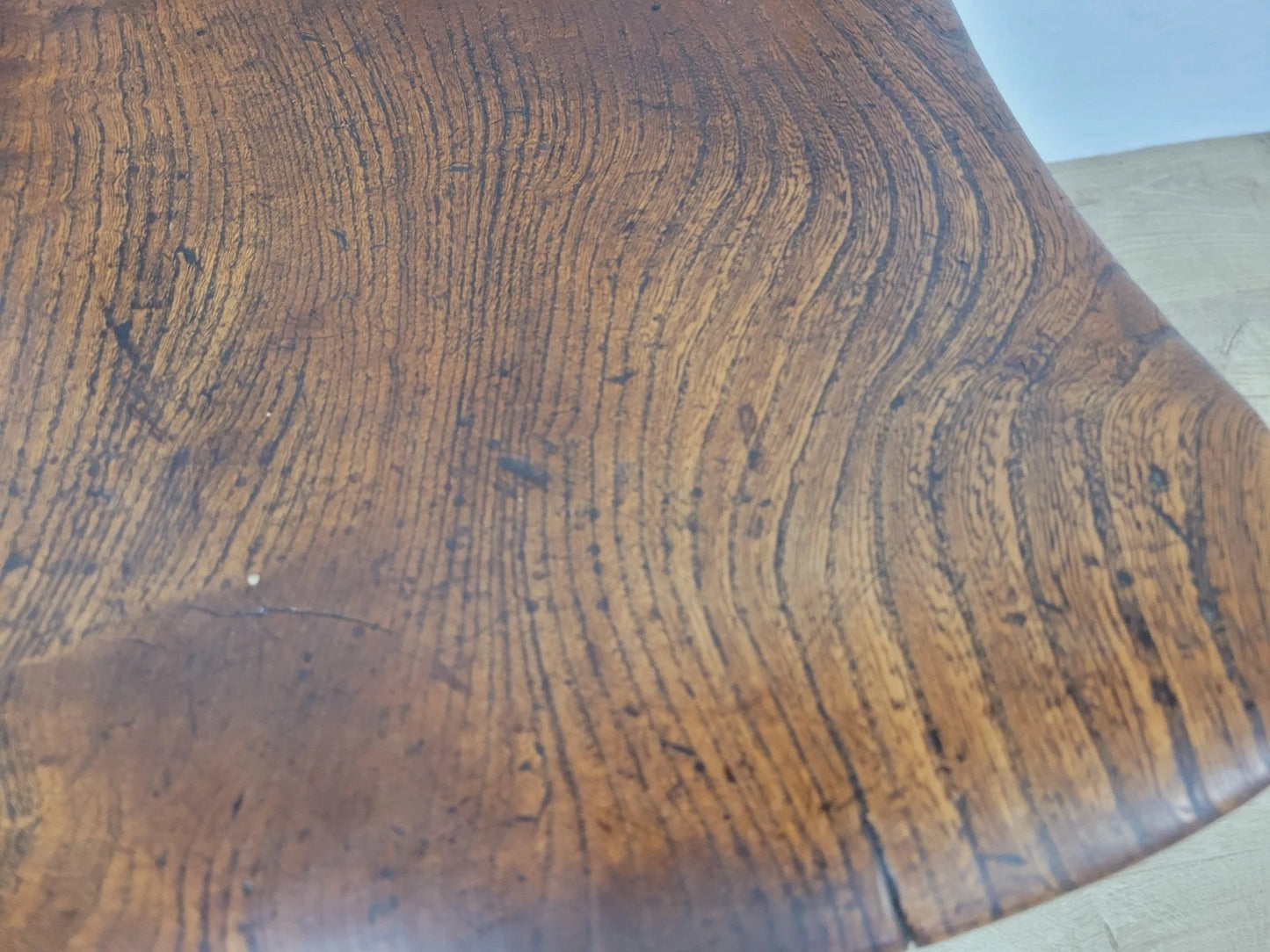 Elm Victorian Kitchen Chair Country Spindle Back Antique Postage Available
