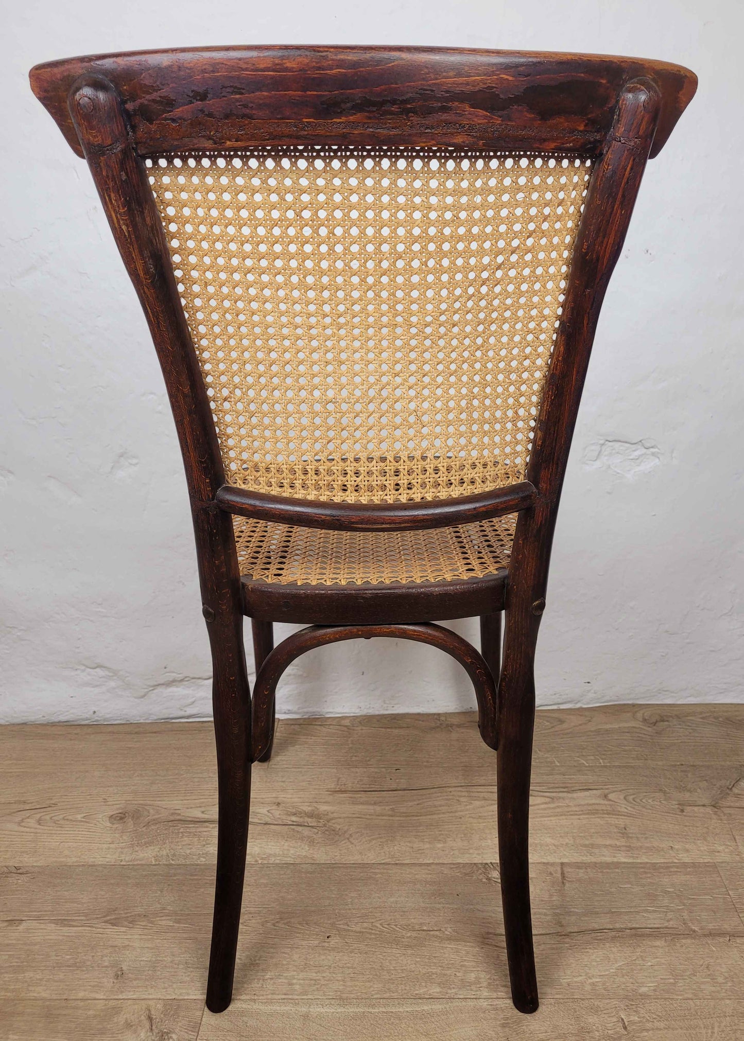 J&J Kohn Bentwood Chair Bistro Cane 20th Century Original ostage Available