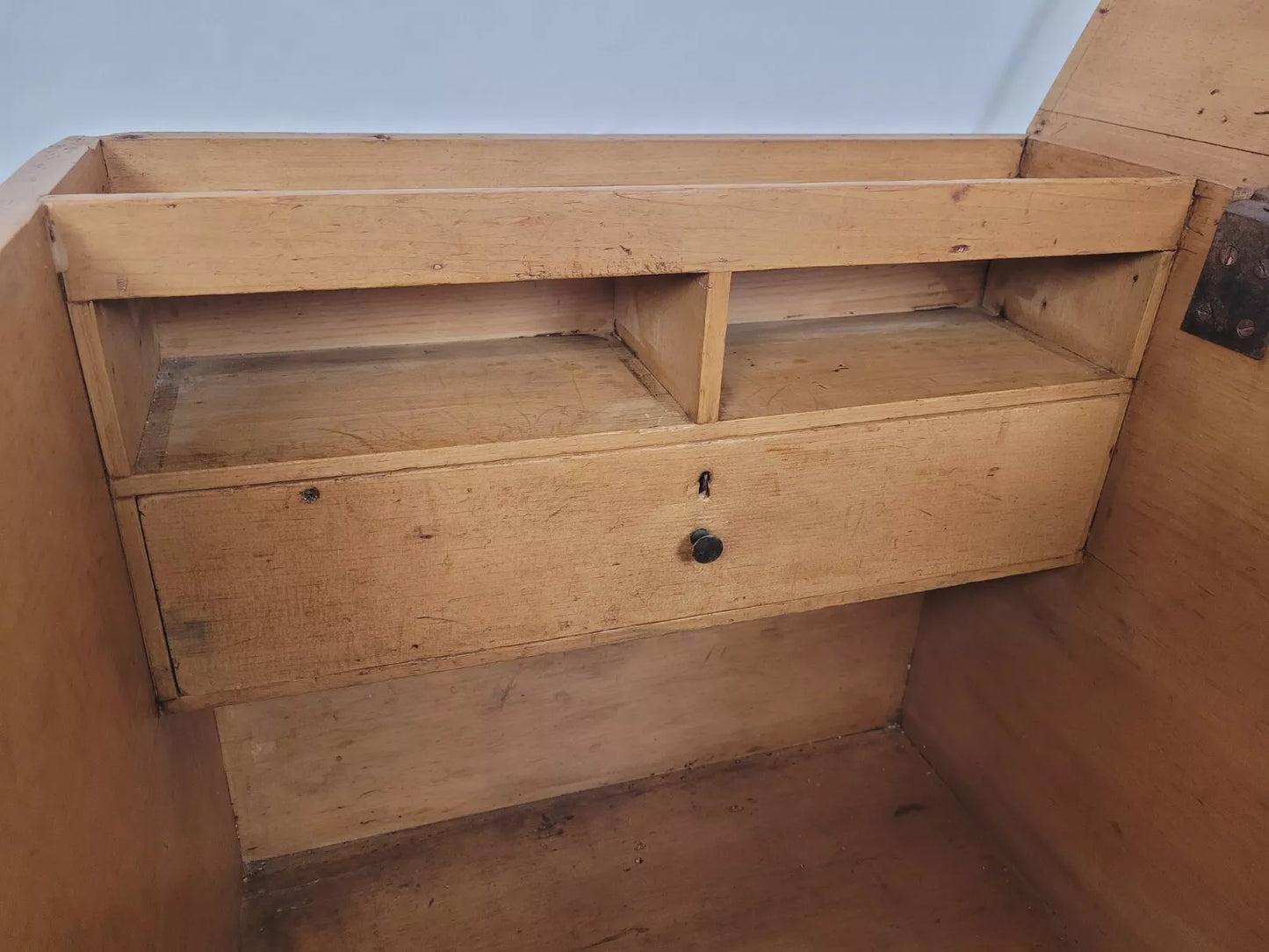 Victorian Blanket Box Chest Pine Farmhouse Rustic Country Delivery Available