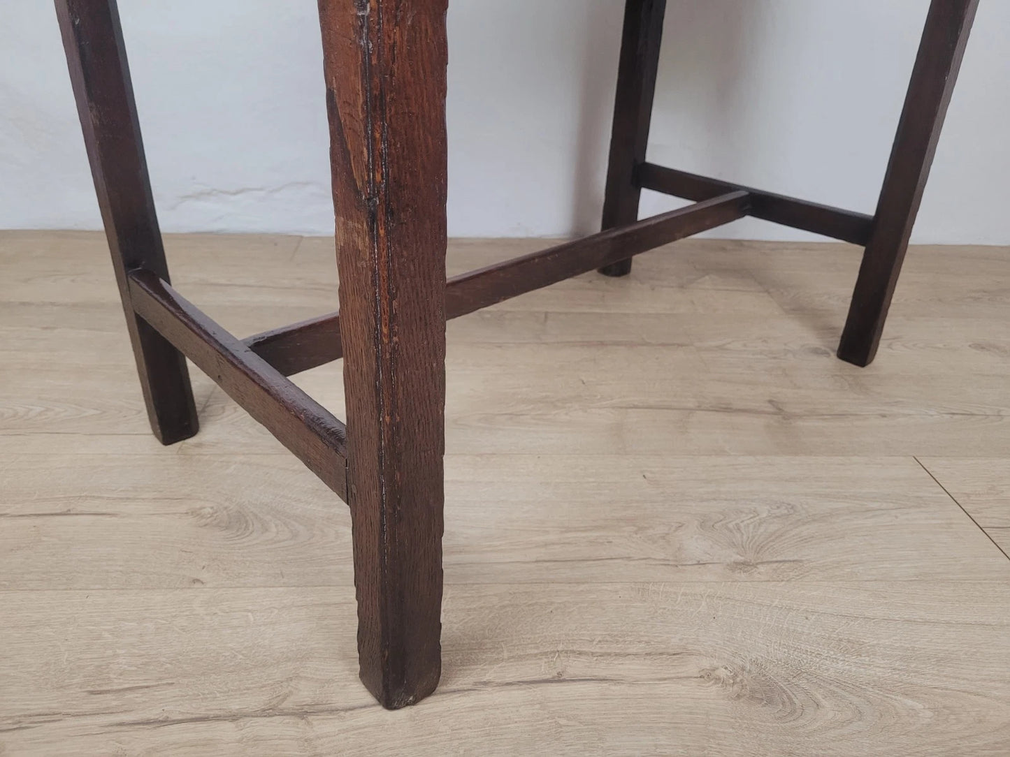 Georgian Side Table Lowboy Desk English Oak 18thC Antique Delivery Available