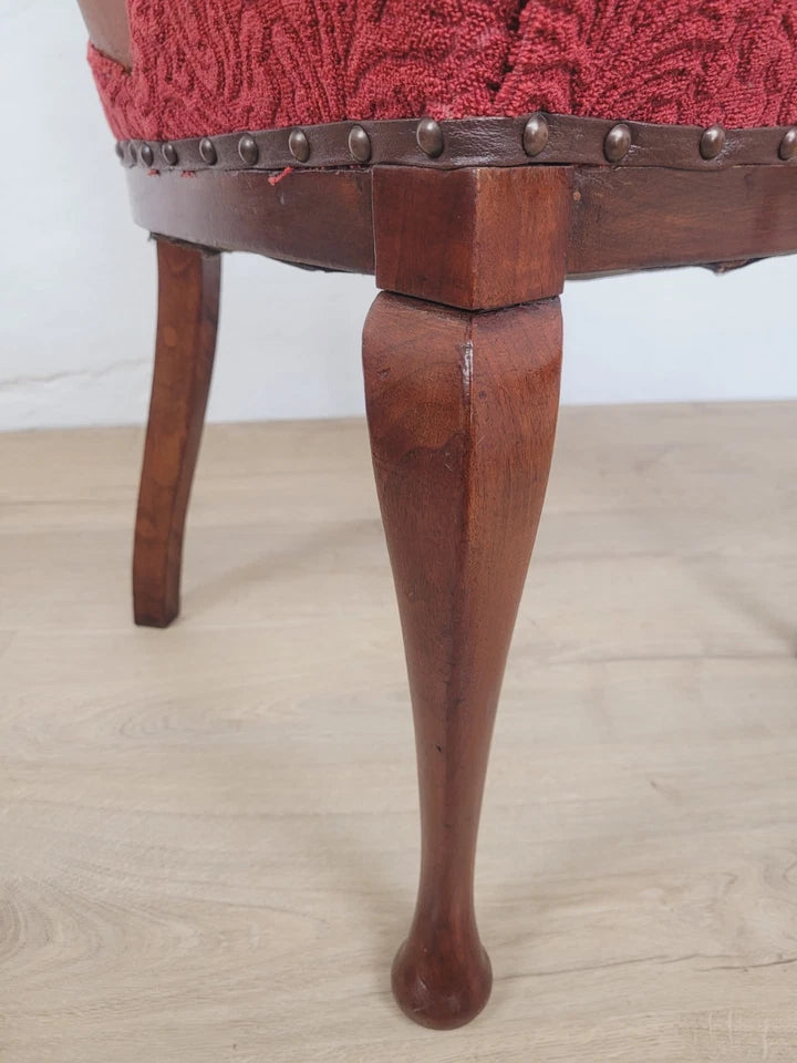 Vintage Dining Chairs Set Of 4 1950s Queen Anne Legs High Back Postage Available