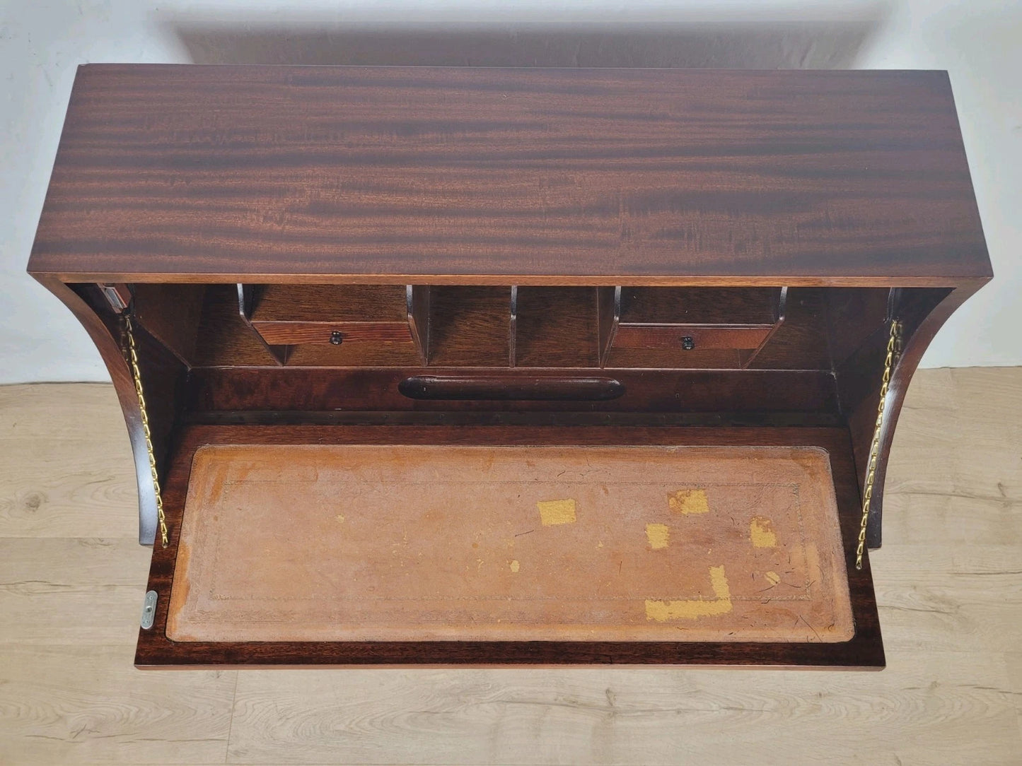 Vintage Ladies Writing Desk Pigeon Holes Storage Handles Delivery Available