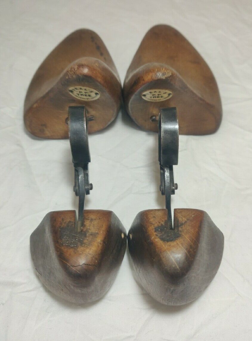 Peal's "P.P" Shoe Tree Last Set Metal Original Victorian Postage Available