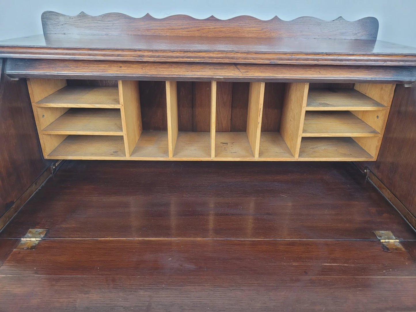 Writing Bureau Desk Vintage 1930s Storage Country Rustic Delivery Available