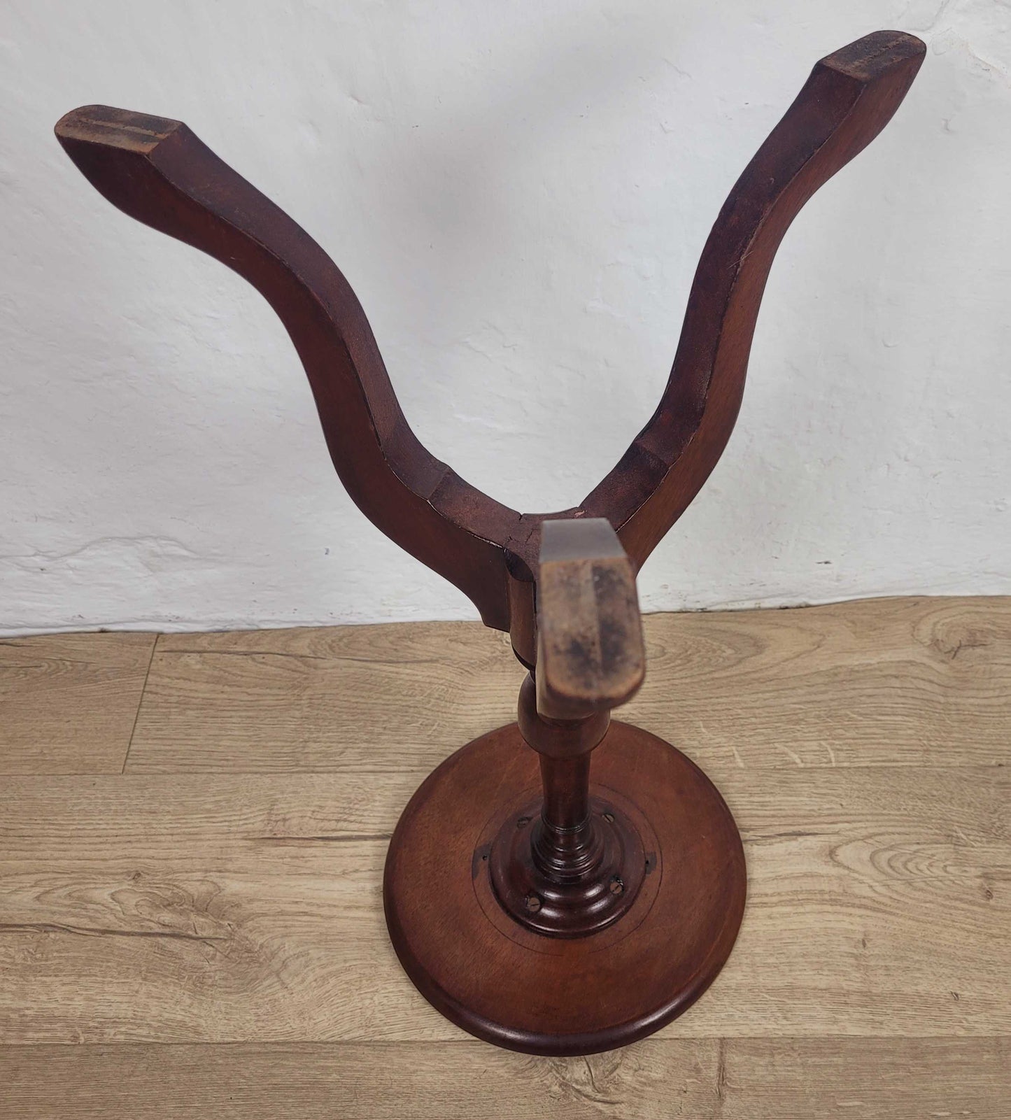 Vintage Tripod Wine Table Mahogany Mid 20th Century English Postage Available