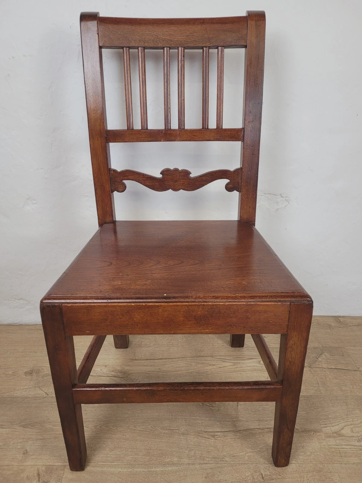 Oak Vintage Kitchen Chair Mid-20th Century 1950's Slat Back Postage Available