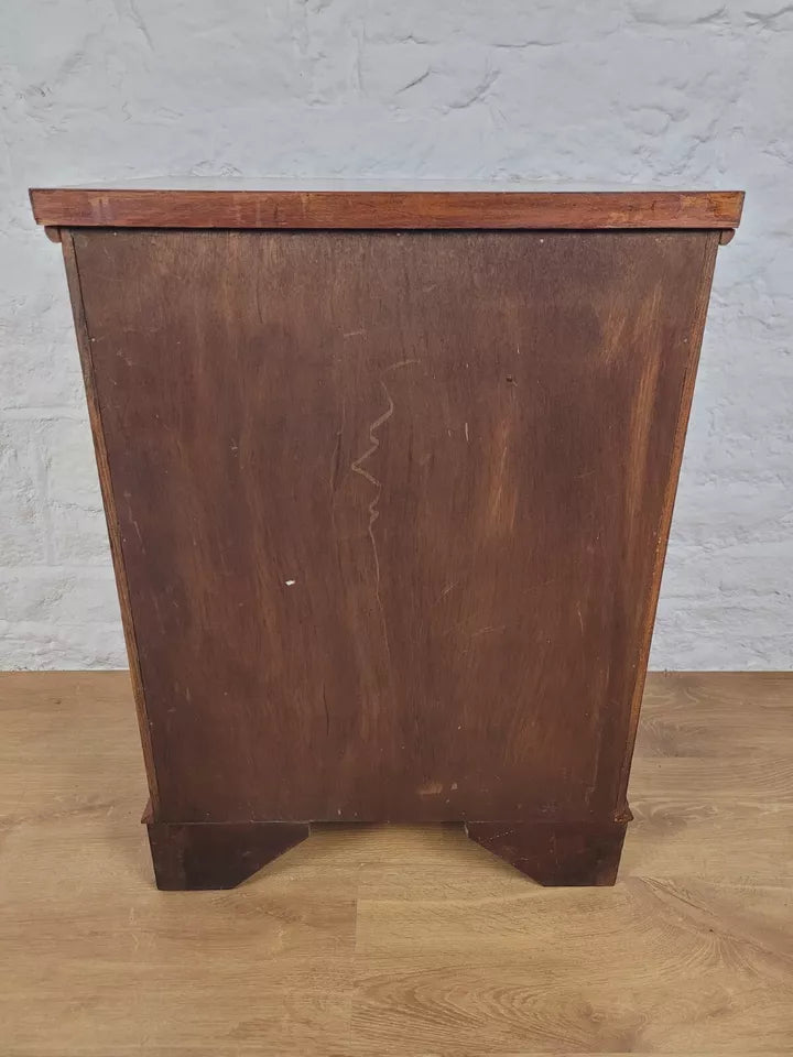 Regency Chest Of Drawers Brass Handles Mahogany Antique Postage Available