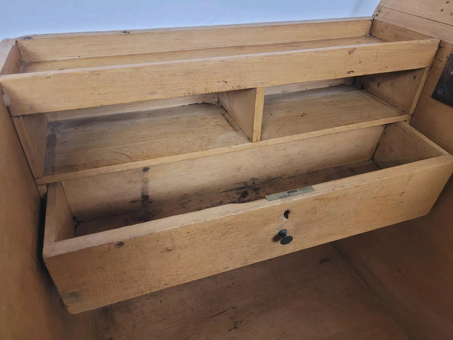 Victorian Blanket Box Chest Pine Farmhouse Rustic Country Delivery Available