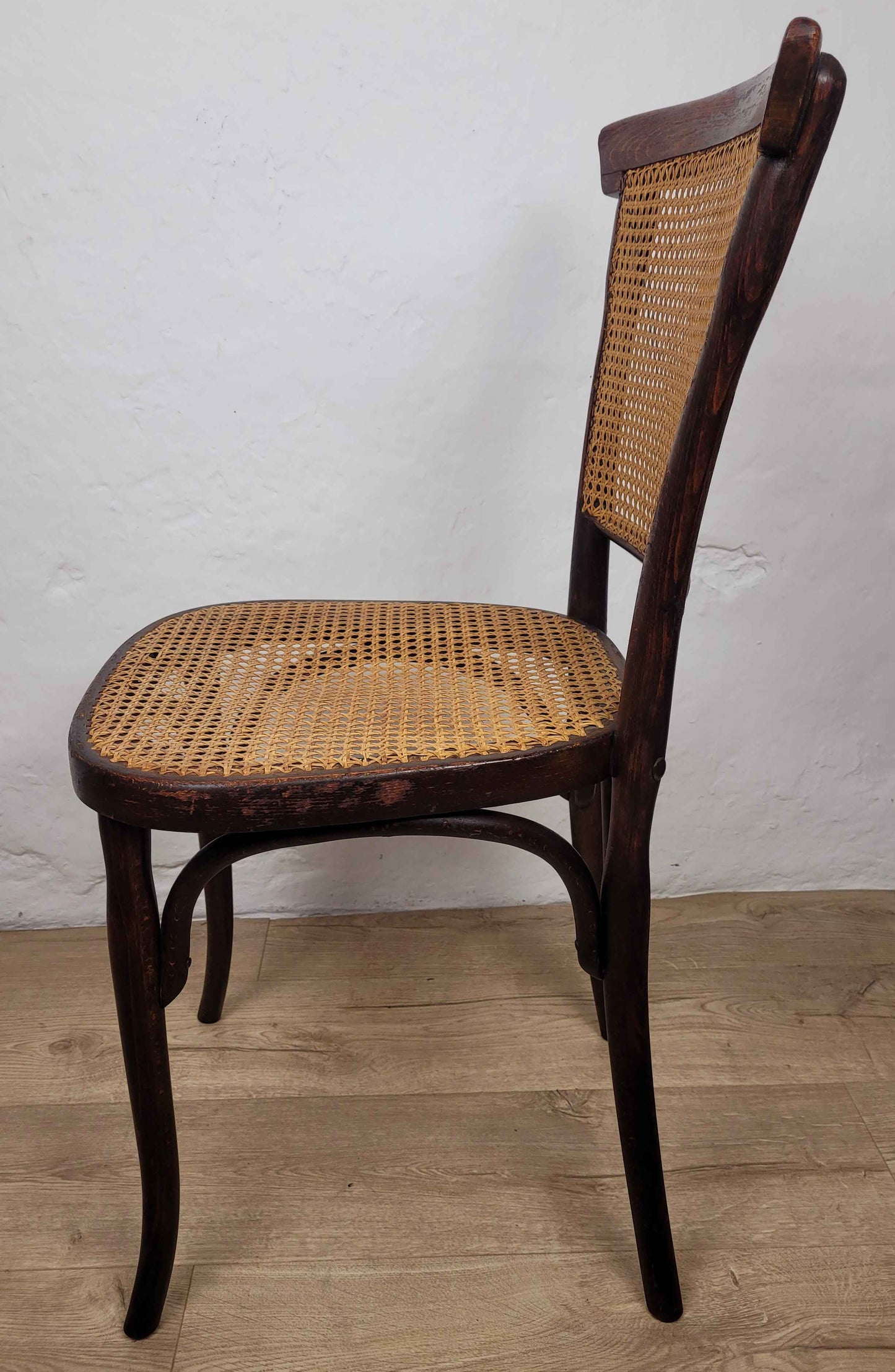 J&J Kohn Bentwood Chair Bistro Cane 20th Century Original ostage Available
