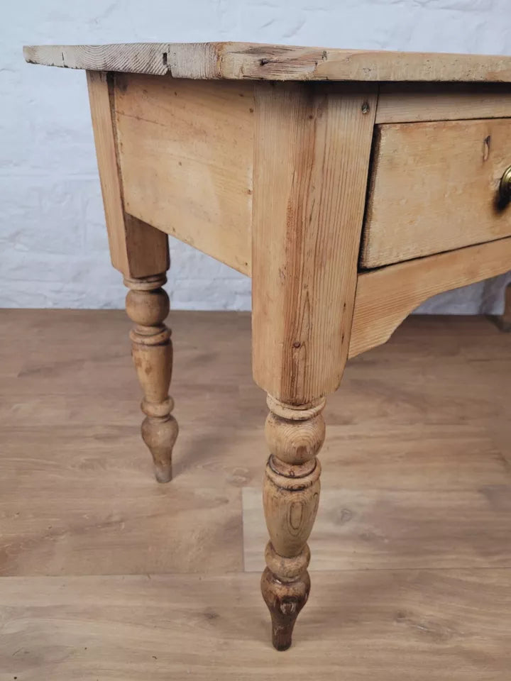 Victorian Side Table Bench Kitchen Pine Farmhouse Antique Delivery Available