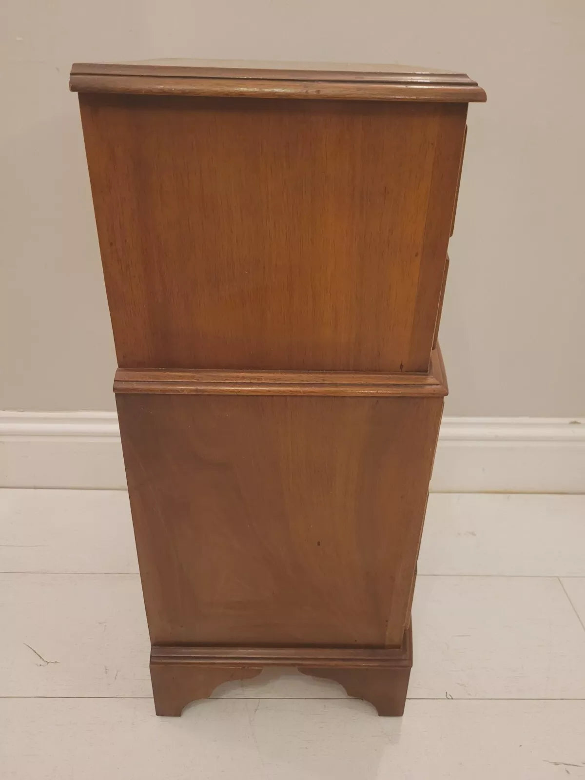 Walnut Chest Of Drawers Vintage Mid 20th Century Postage Available