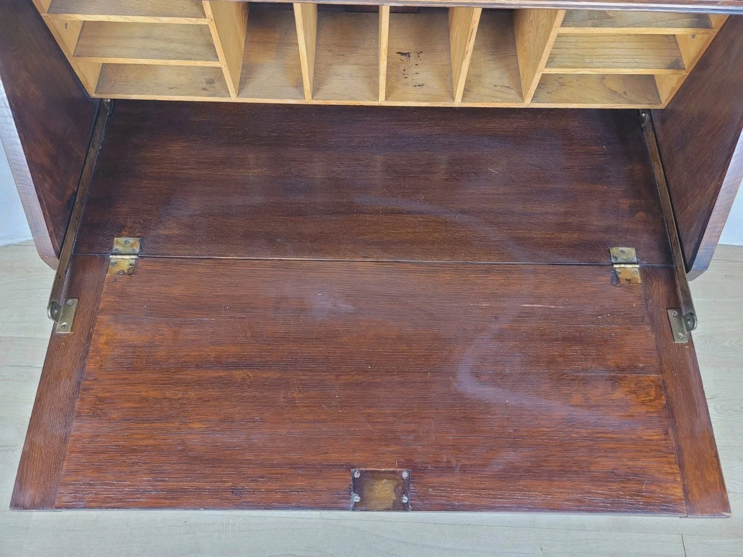 Writing Bureau Desk Vintage 1930s Storage Country Rustic Delivery Available