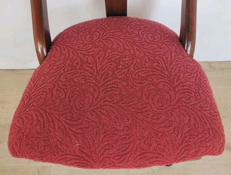Vintage Dining Chairs Set Of 4 1950s Queen Anne Legs High Back Postage Available