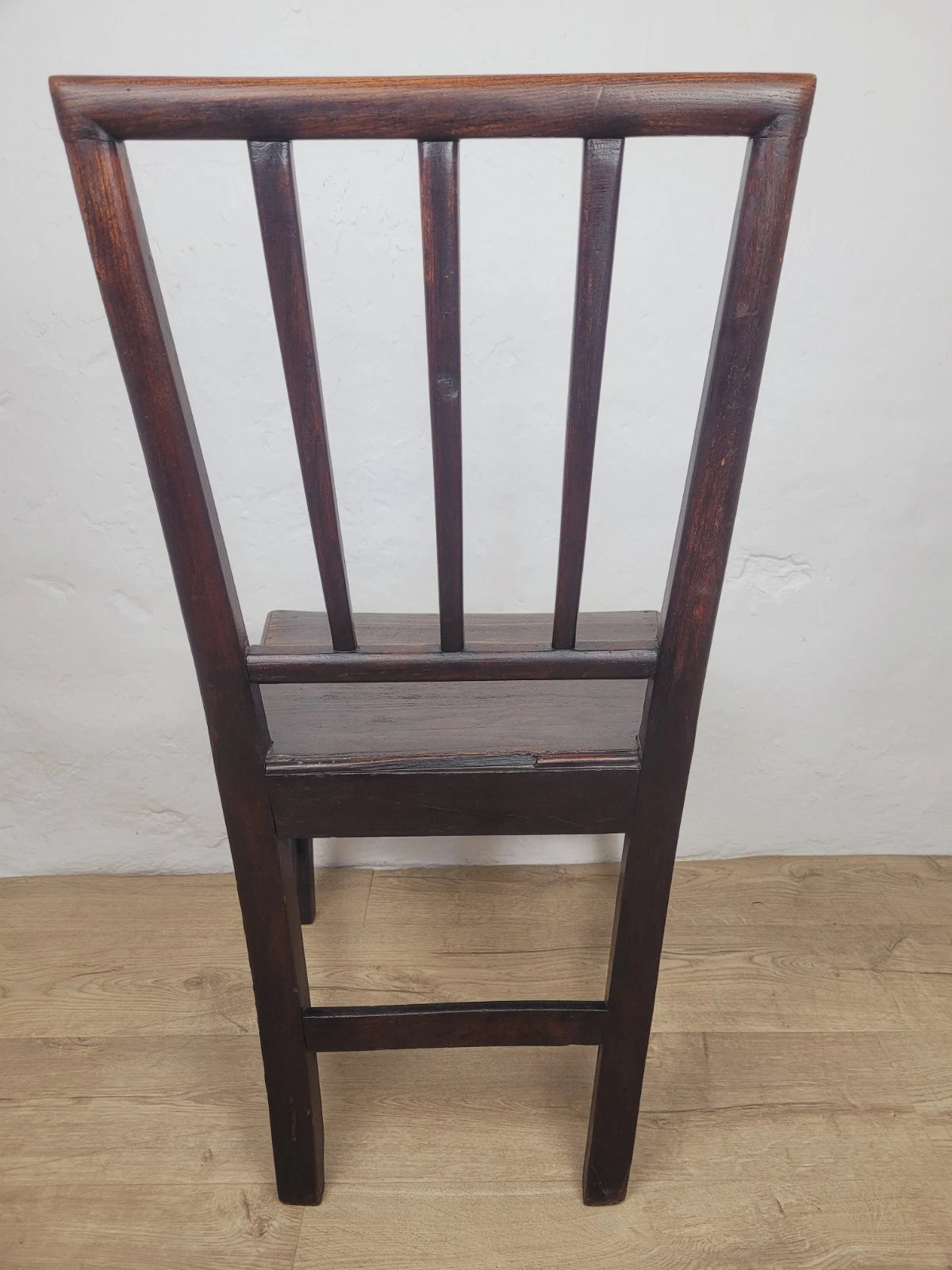 Victorian Kitchen Chair Oak Rail Back 19th Century Antique Postage Available