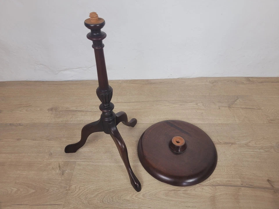 Victorian Tripod Wine Table Mahogany 19th-Century English Postage Available