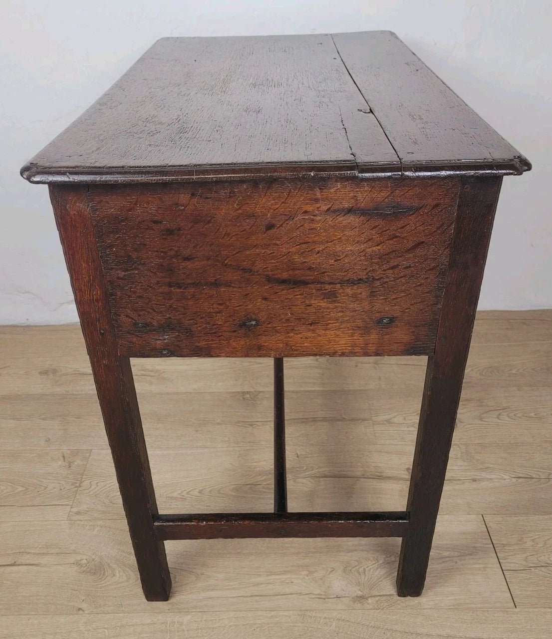 Georgian Side Table Lowboy Desk English Oak 18thC Antique Delivery Available