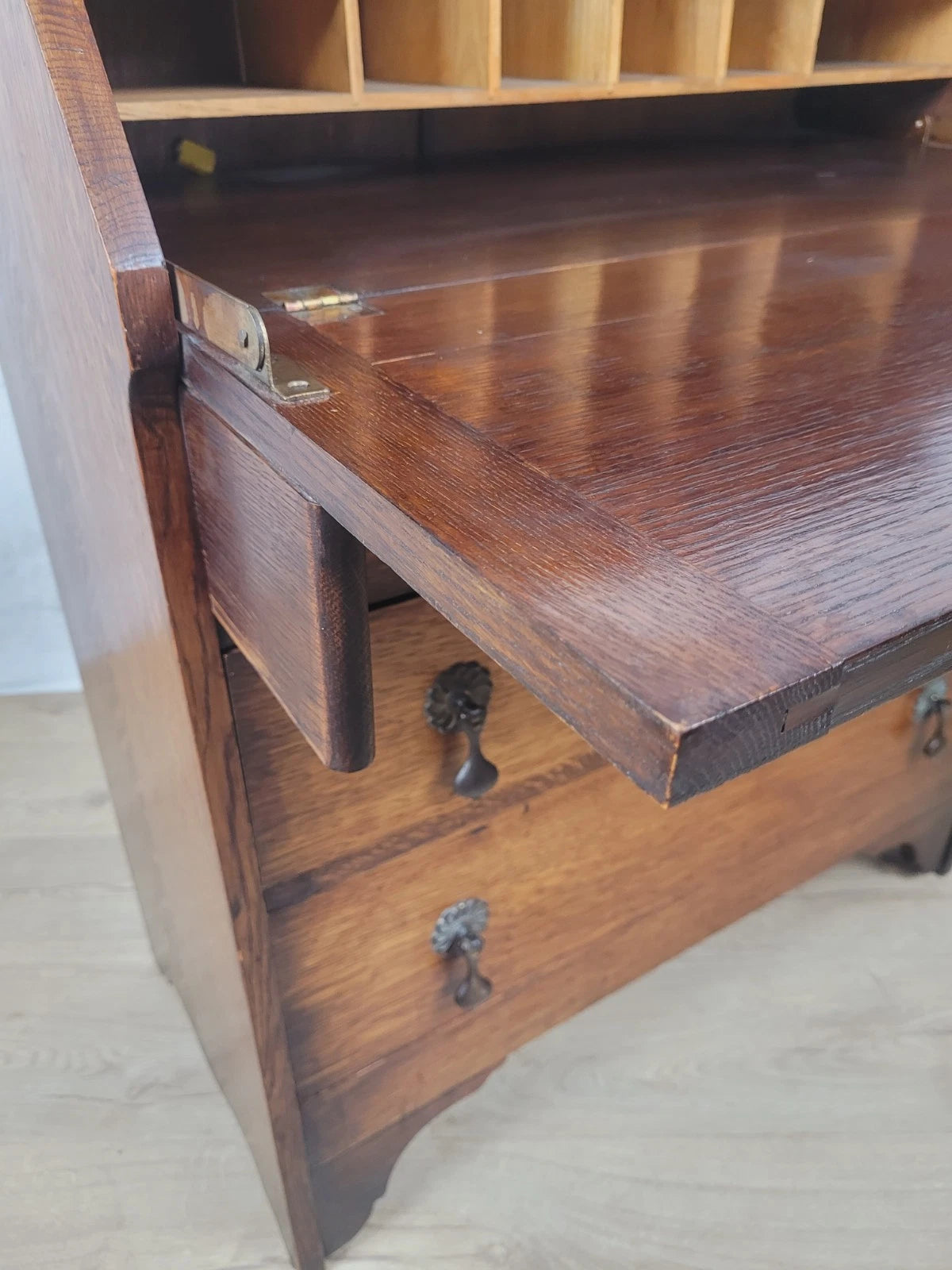 Writing Bureau Desk Vintage 1930s Storage Country Rustic Delivery Available