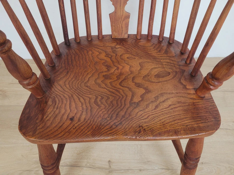 Windsor Armchair Victorian Yorkshire Ash & Elm HighBack 19thC Delivery Available