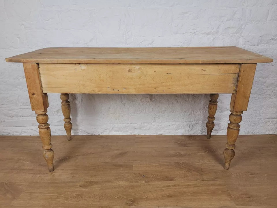 Victorian Side Table Bench Kitchen Pine Farmhouse Antique Delivery Available