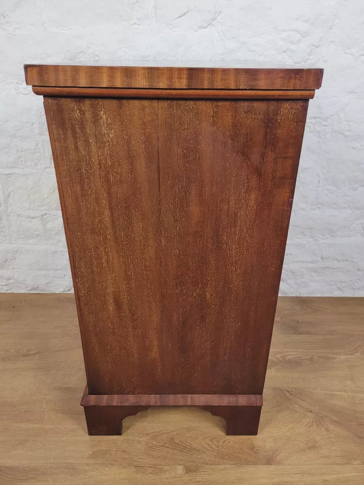 Regency Chest Of Drawers Brass Handles Mahogany Antique Postage Available