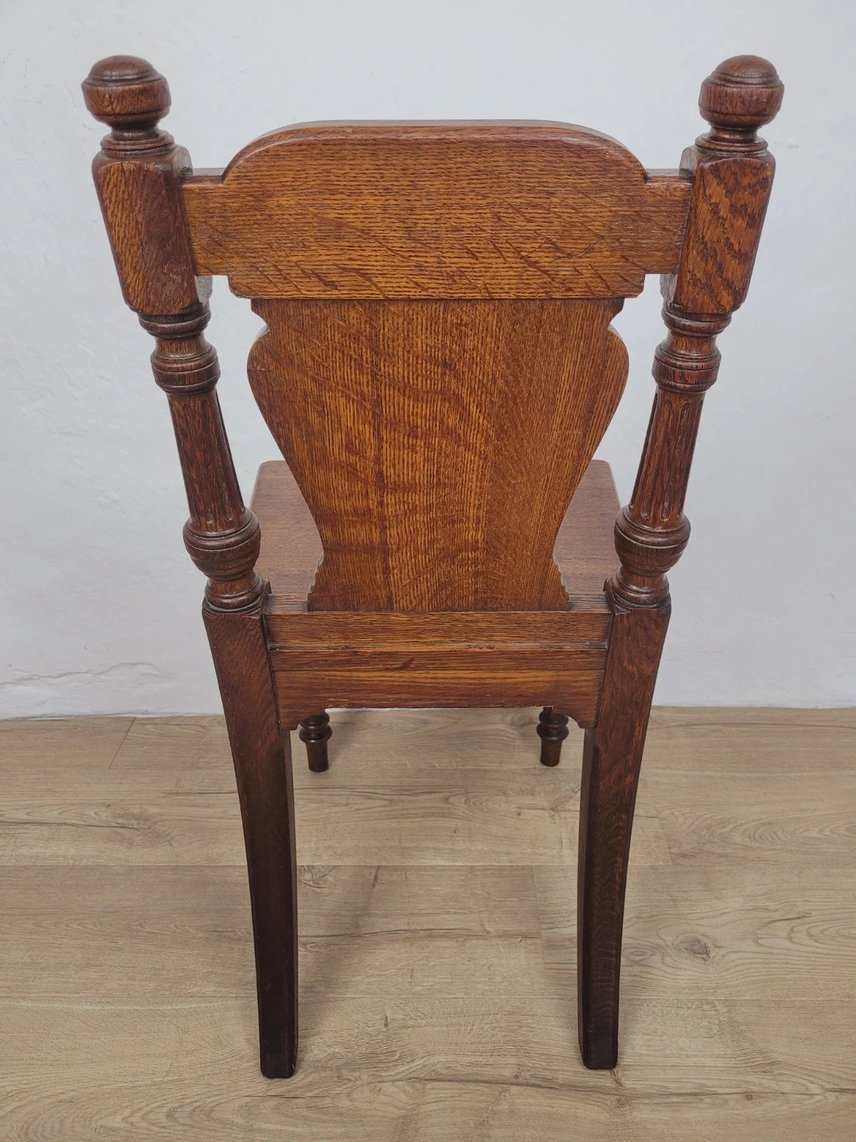 Victorian Hall Chair Oak Carved 19thC Antique English Postage Available