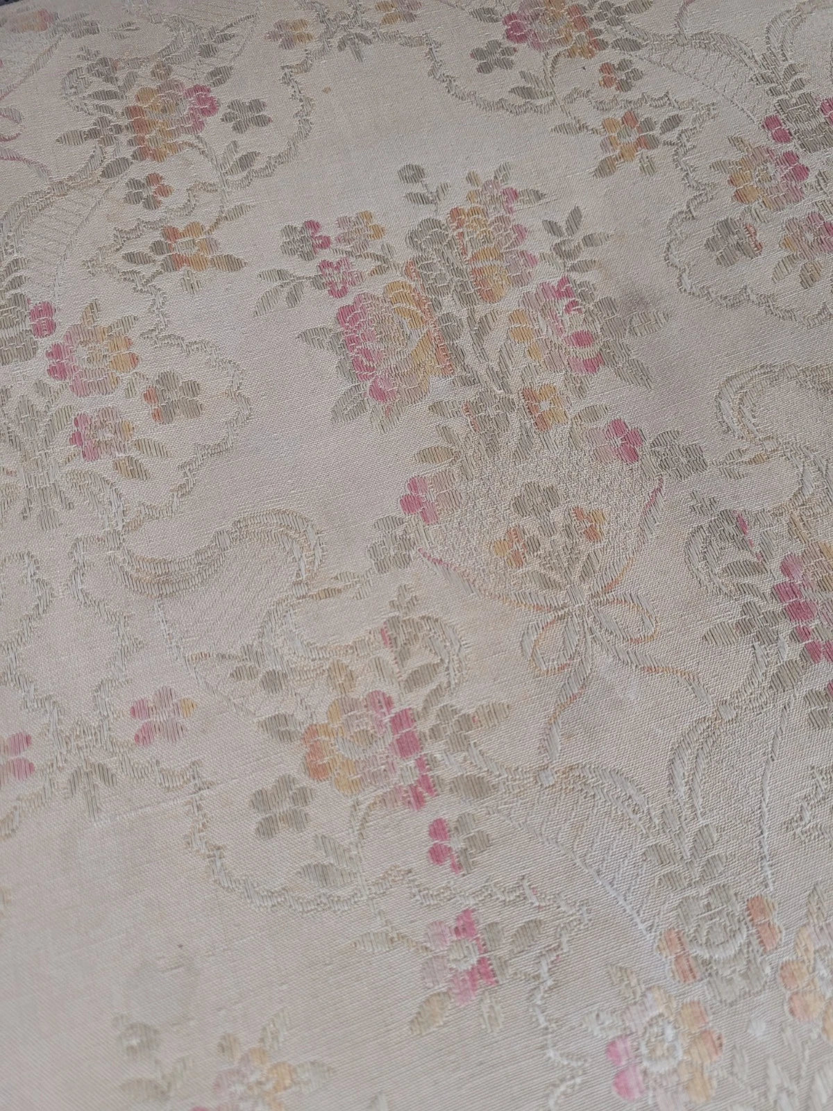 Edwardian Bedroom Chair Inlaid Floral Upholstery Cabriole Legs Postage Available