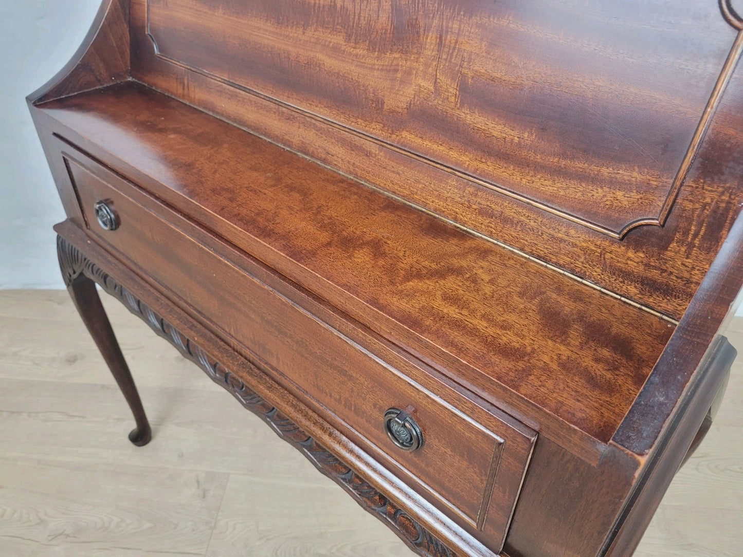 Vintage Ladies Writing Desk Pigeon Holes Storage Handles Delivery Available
