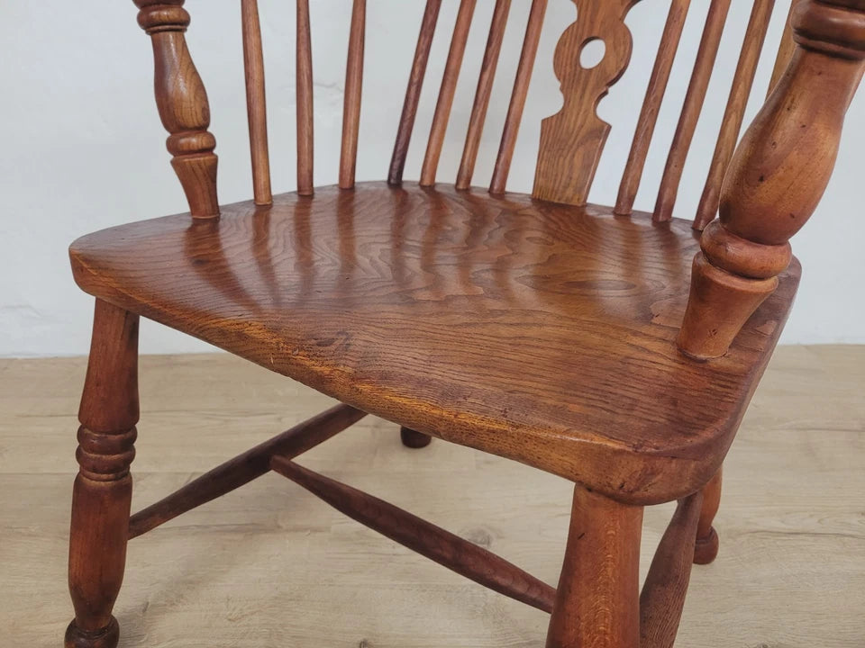 Windsor Armchair Victorian Yorkshire Ash & Elm HighBack 19thC Delivery Available