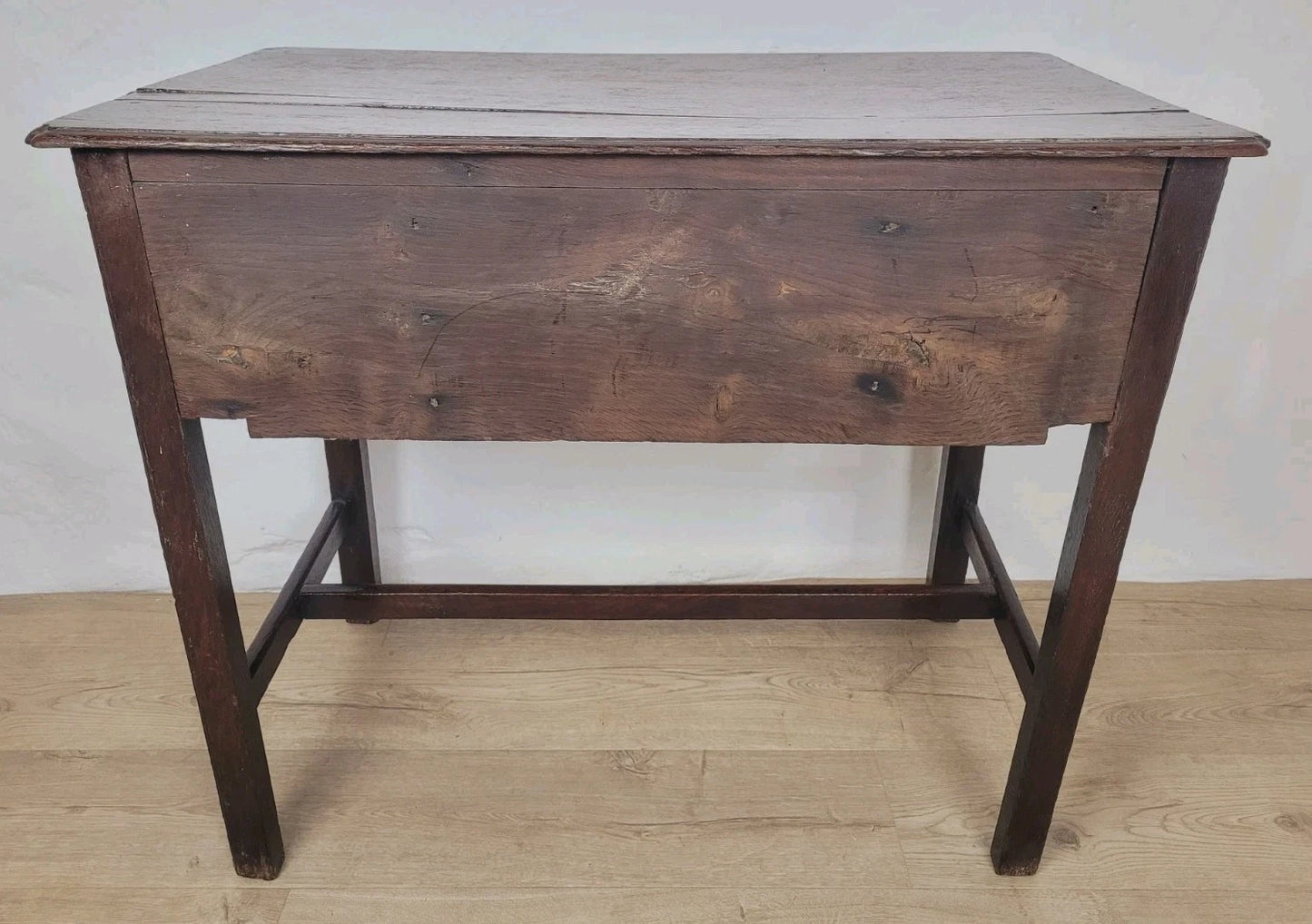 Georgian Side Table Lowboy Desk English Oak 18thC Antique Delivery Available