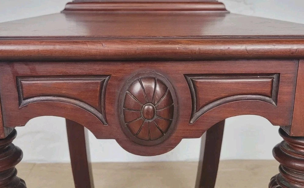 Victorian Hall Chair 19th Century Carved Mahogany Postage Available