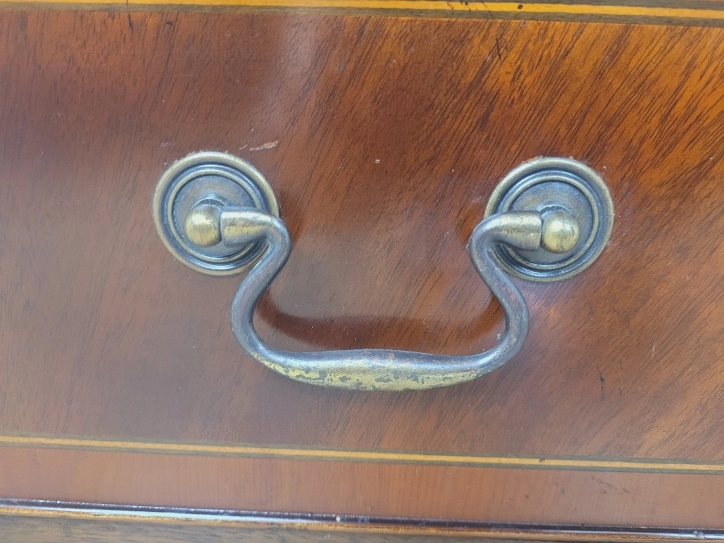 Edwardian Writing Bureau Desk Key & Lock Inlaid Antique 1910 Delivery Available