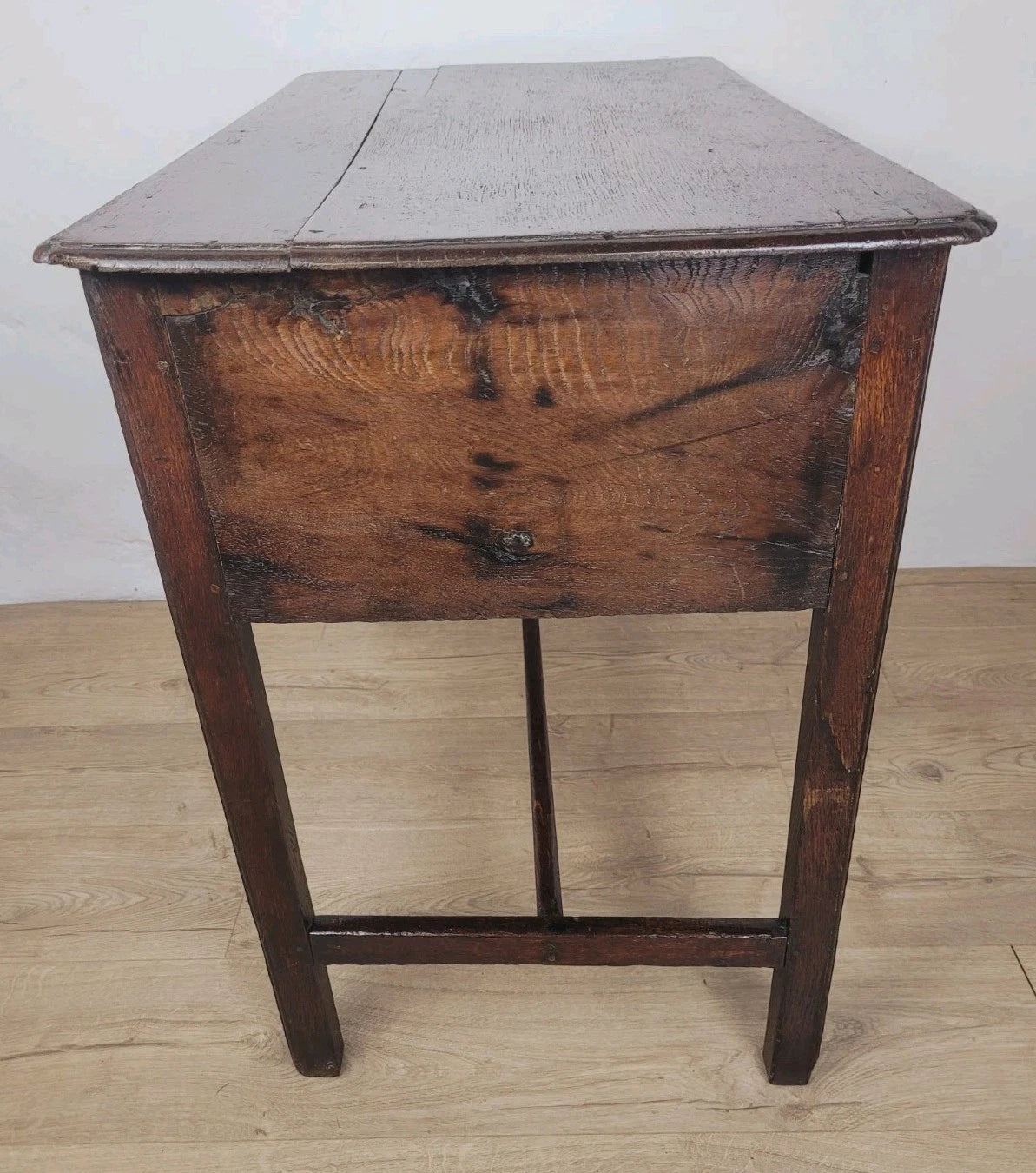 Georgian Side Table Lowboy Desk English Oak 18thC Antique Delivery Available