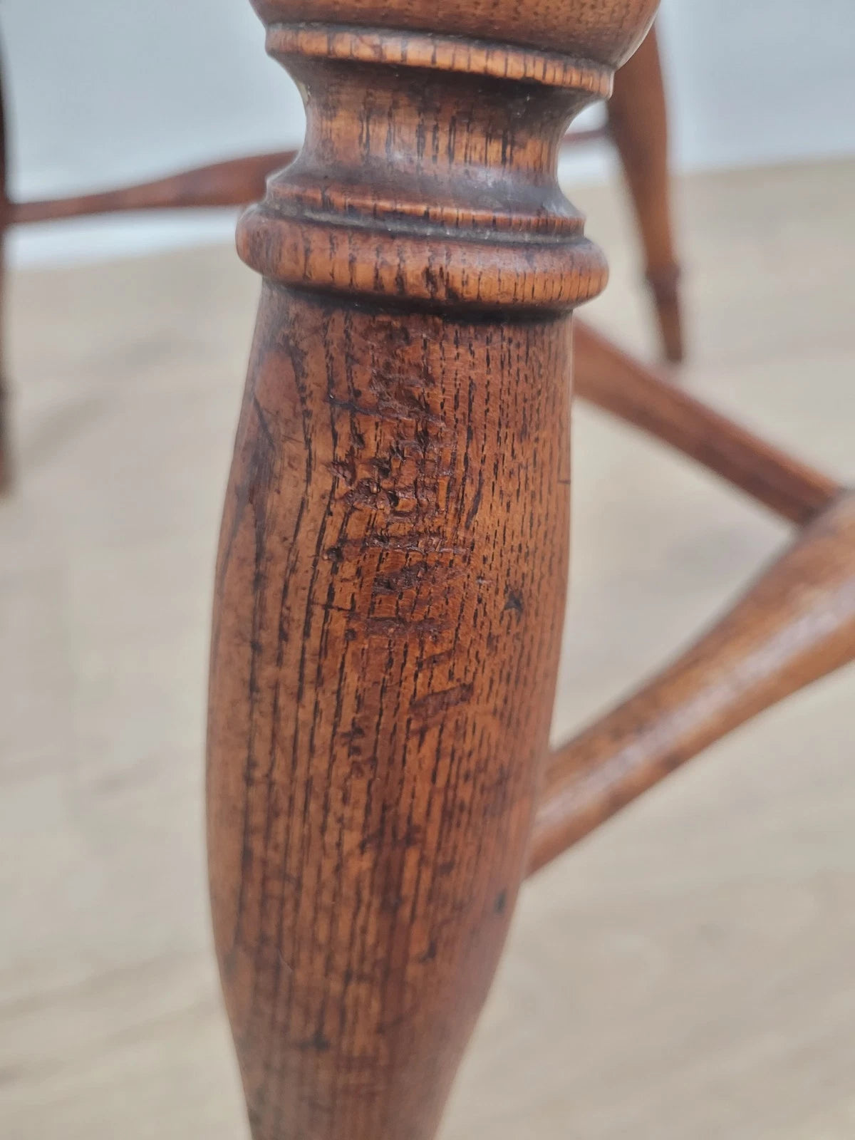 Windsor Armchair Low Back Ash & Elm Country 19thC Farmhouse Postage Available