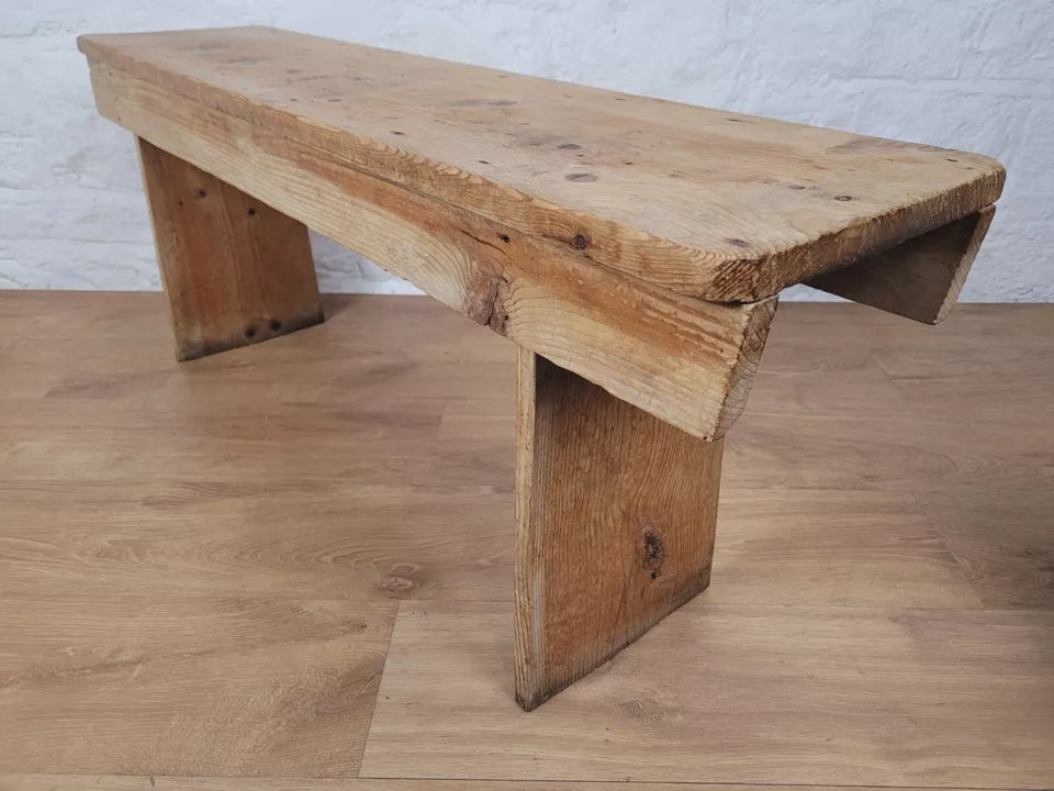 Victorian Side Table Bench Kitchen Pine Farmhouse Antique Delivery Available
