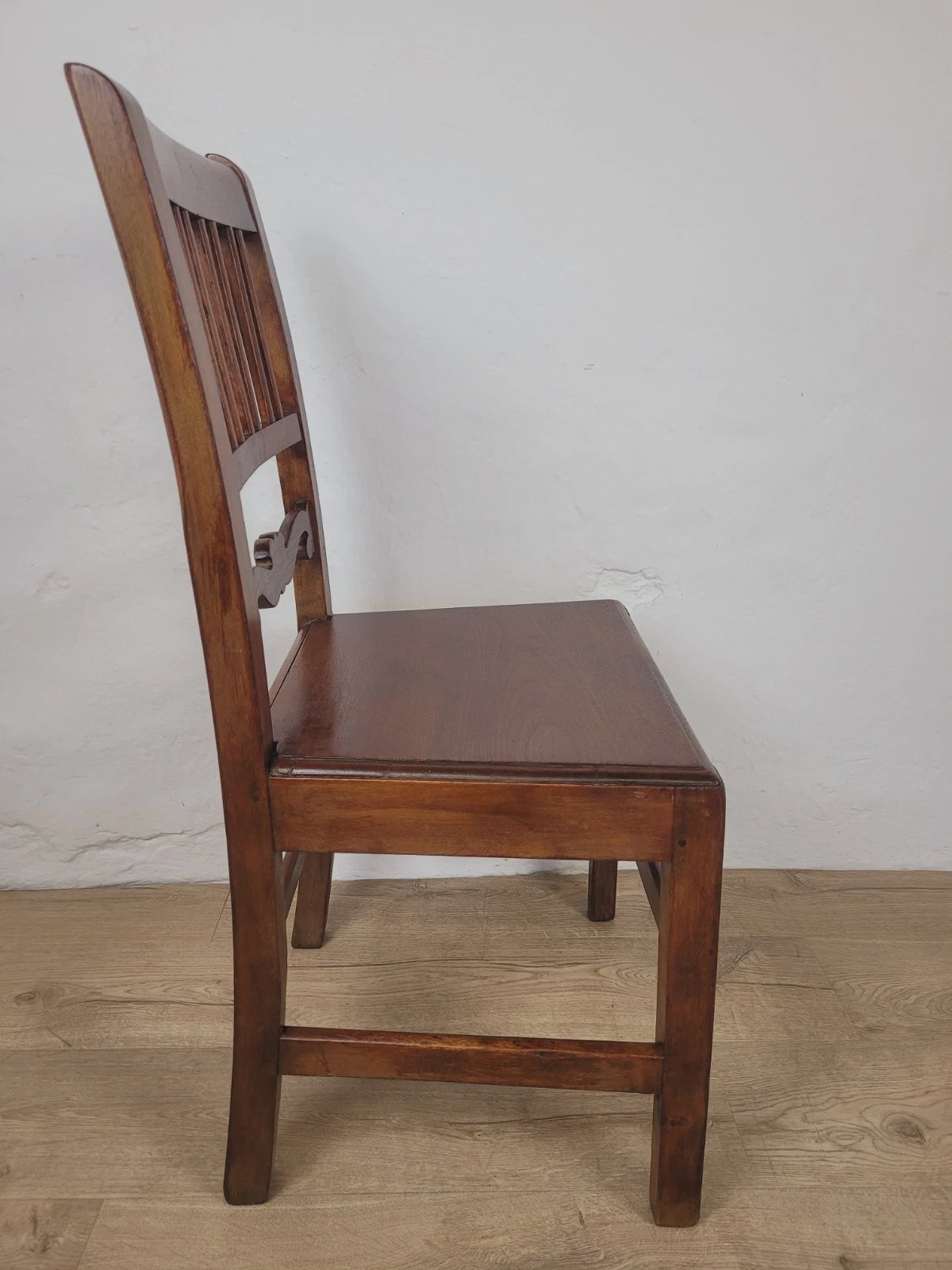 Oak Vintage Kitchen Chair Mid-20th Century 1950's Slat Back Postage Available