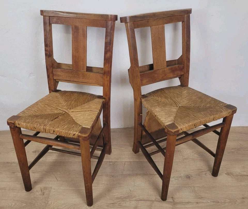 Church Chapel Chairs 4 Kitchen Kneeler Bible Box Ash & Elm Postage Available