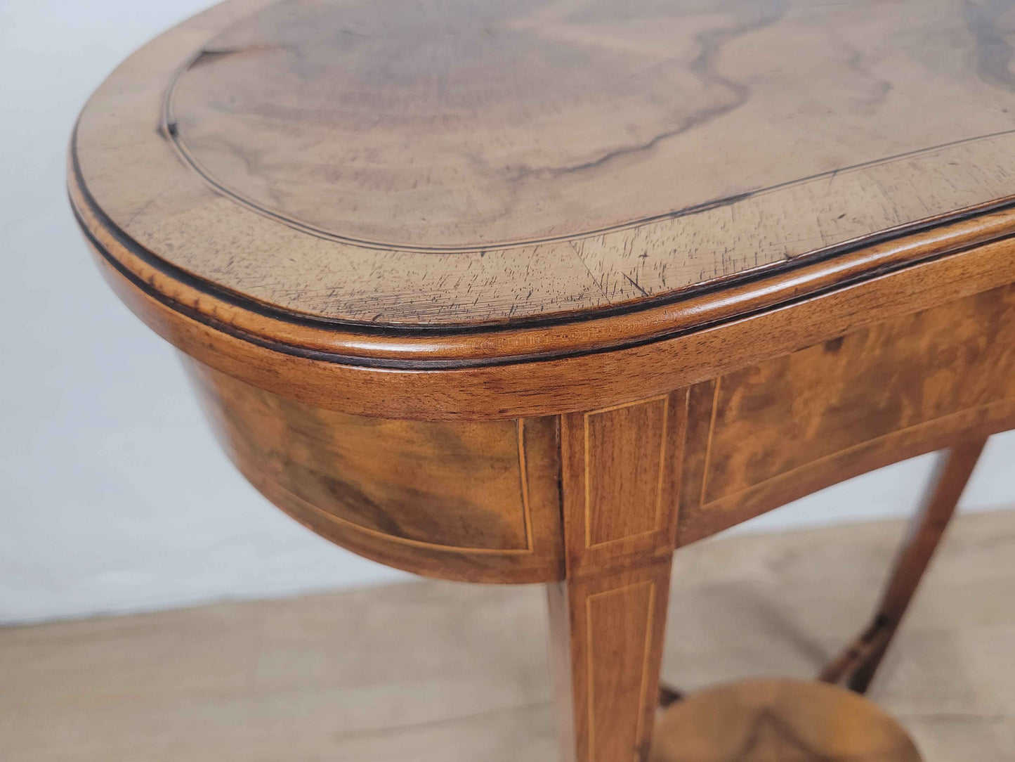 Victorian Kidney Side Table Walnut 19th Century Antique Postage Available