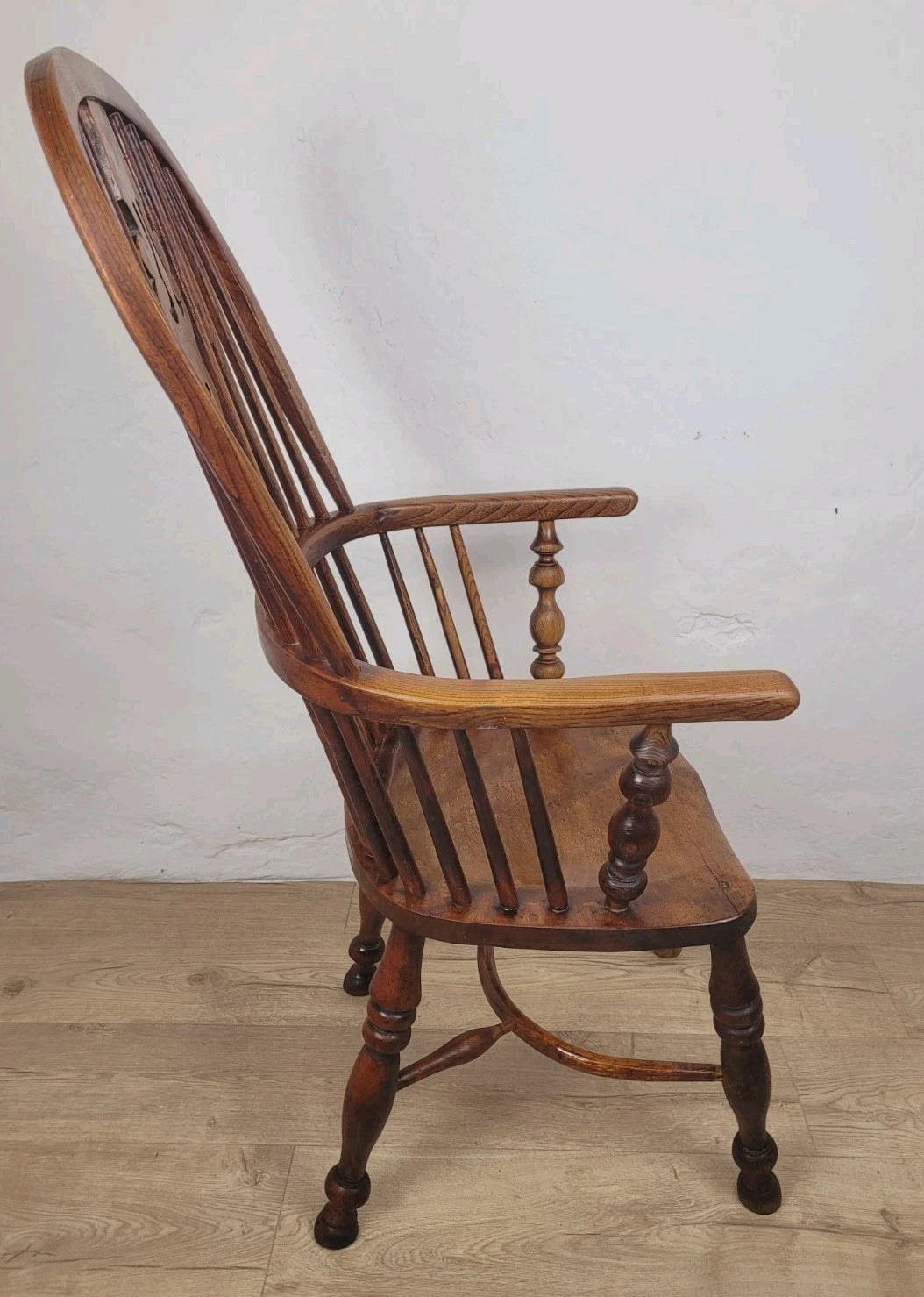 Victorian Windsor Armchair HoopBack Crinoline Stretcher 19thC Delivery Available
