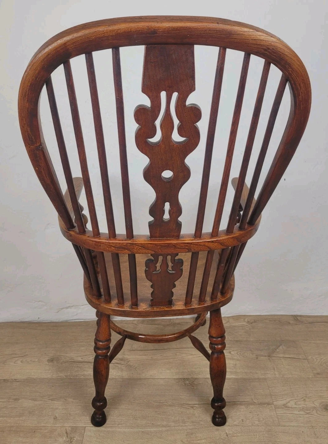 Victorian Windsor Armchair HoopBack Crinoline Stretcher 19thC Delivery Available