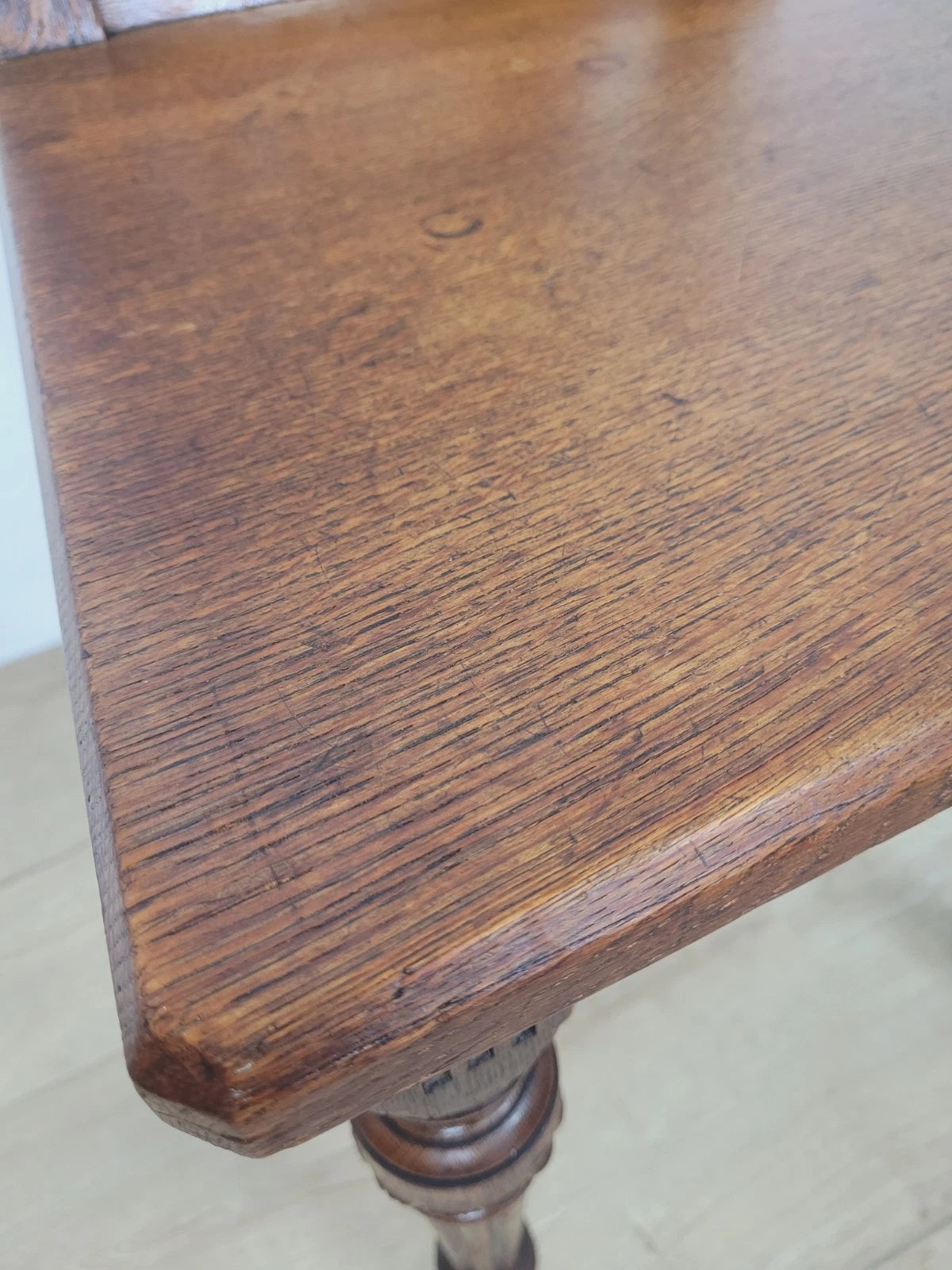 Victorian Hall Chair Oak Carved 19thC Antique English Postage Available