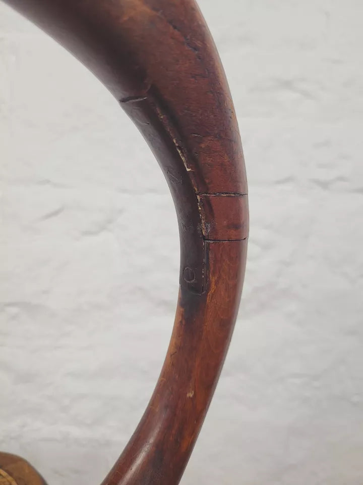 Victorian Child's High Chair Balloon Back Bergere Beech 19thC Postage Available