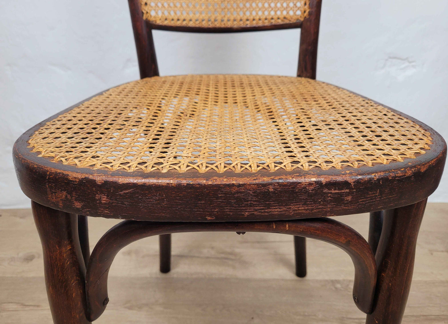 J&J Kohn Bentwood Chair Bistro Cane 20th Century Original ostage Available