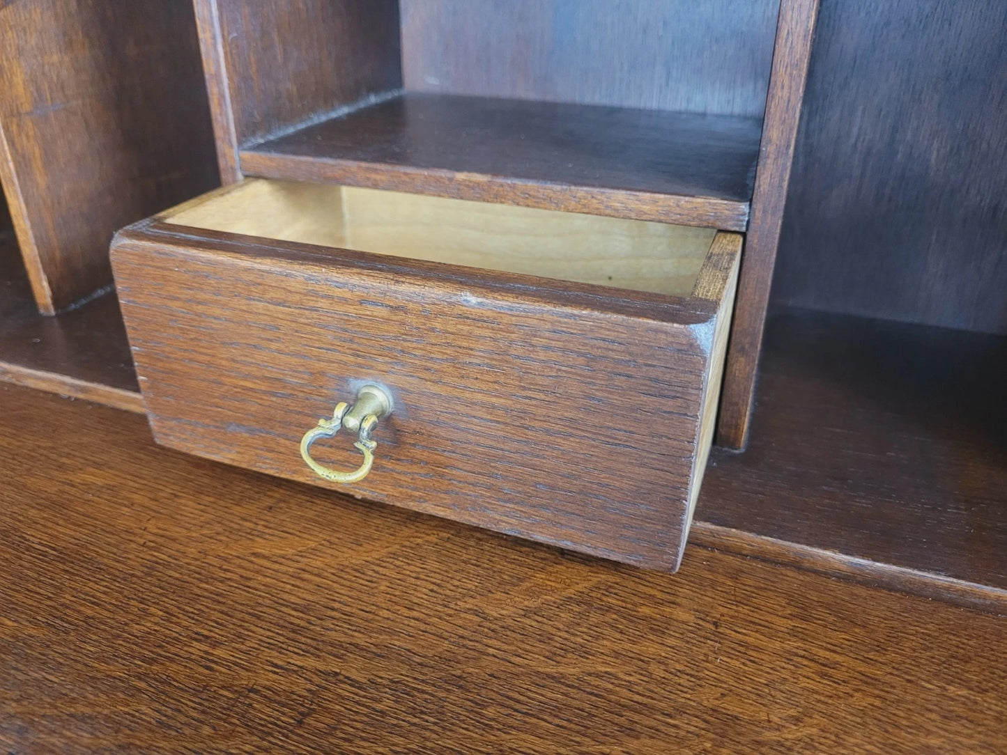 Oak Writing Bureau Desk Bevan Funnell Antique Style Handles Delivery Available
