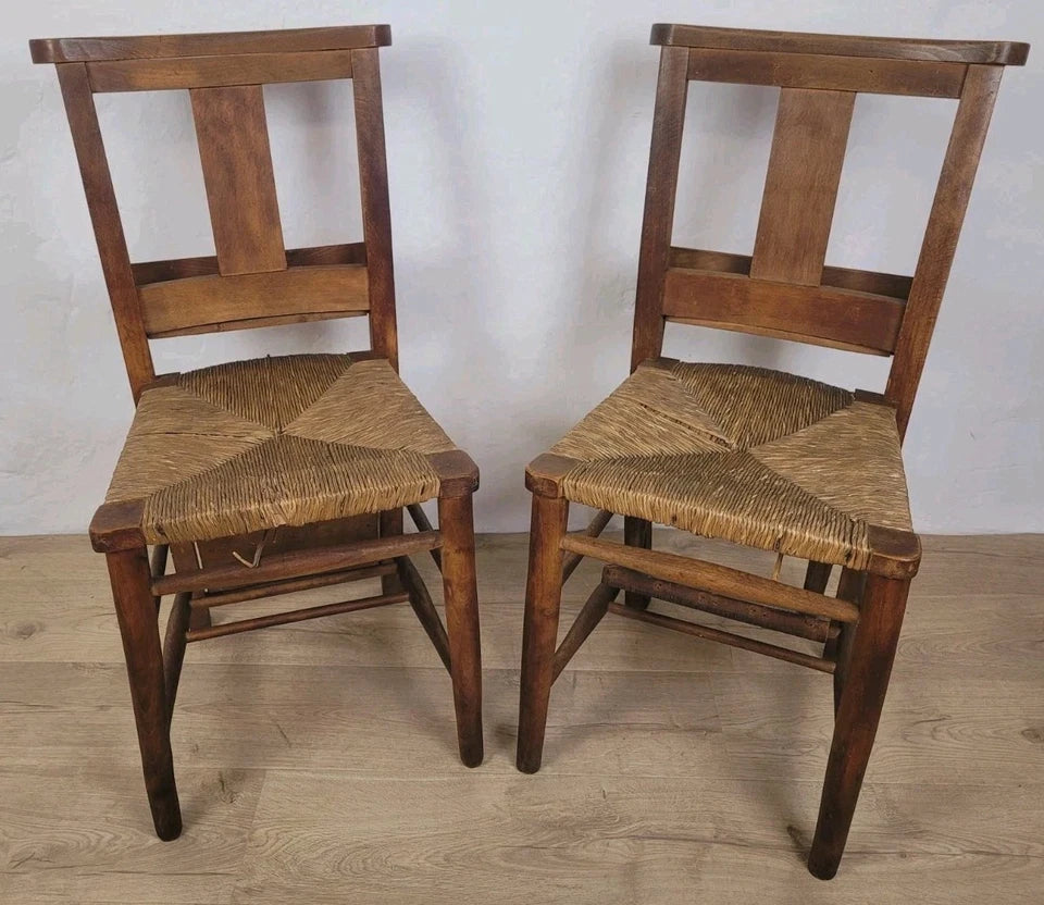 Church Chapel Chairs 4 Kitchen Kneeler Bible Box Ash & Elm Postage Available