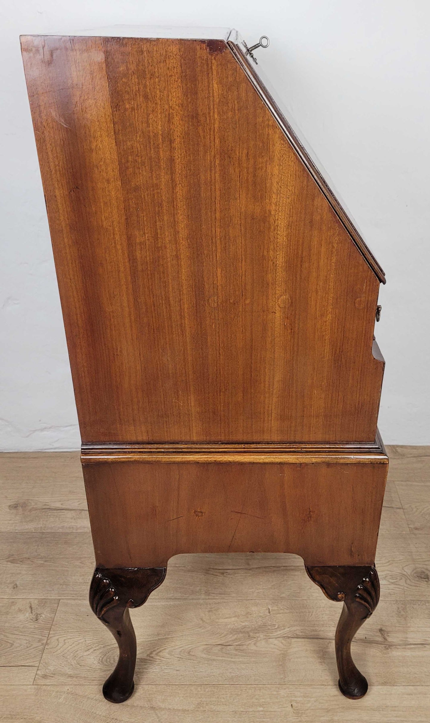 Ladies Writing Bureau Desk 1950s Lock & Key Drop Handles Delivery Available